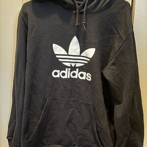 Adidas Men's Black Pullover Hoodie